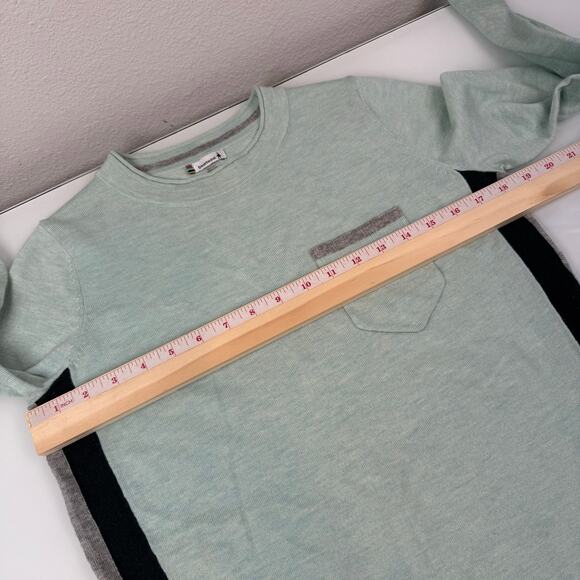 Smartwool Sz S Mint Shadow Pine Pocket Wool Blend Sweater Flaw Base Layer - Picture 5 of 9